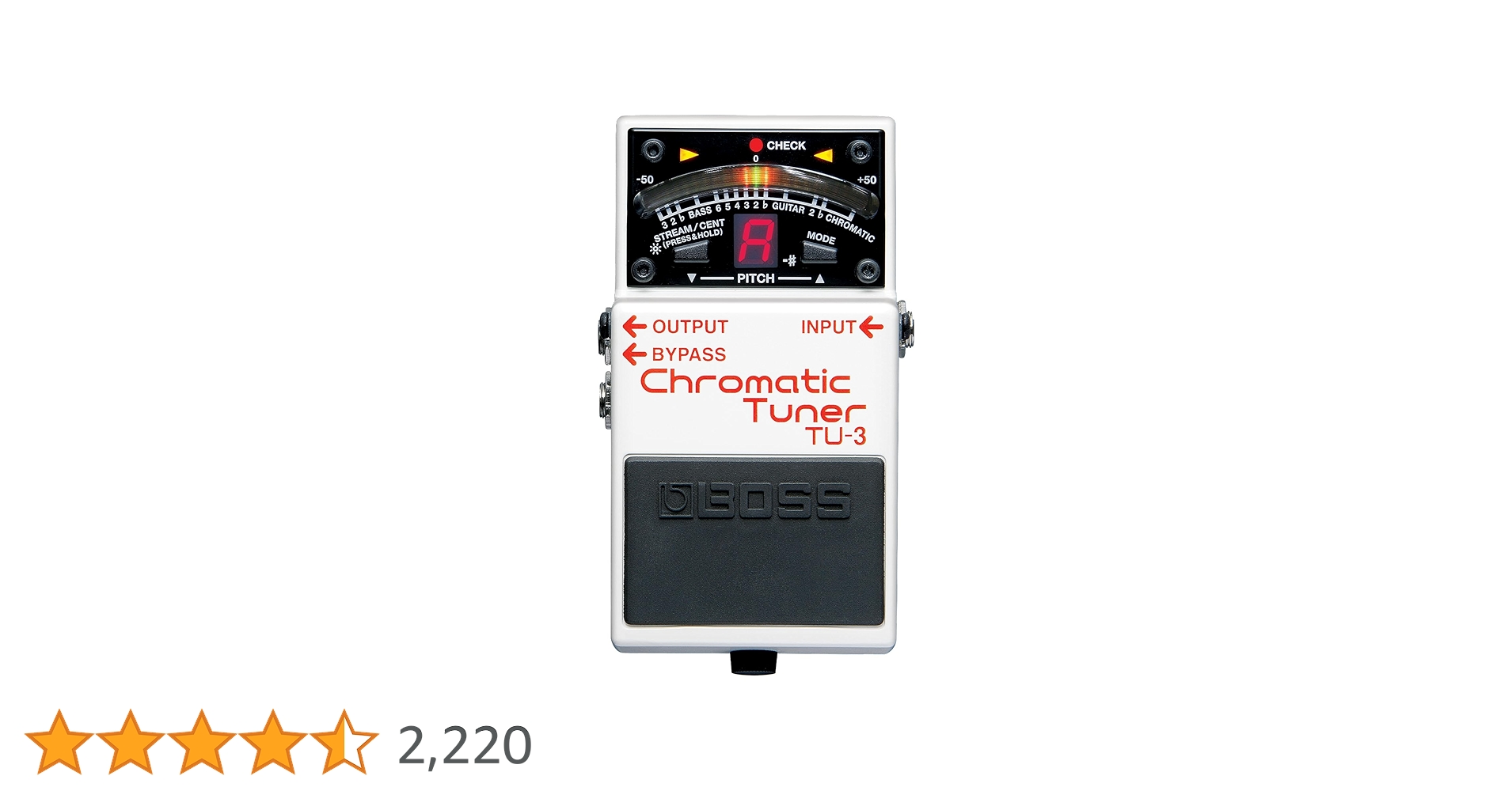 Amazon.co.jp: BOSS ボス クロマチックチューナー TU-3 電源供給 Amazon.co.jp: BOSS ボス クロマチックチューナー TU-3 電源供給